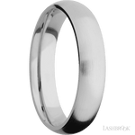 5 mm wide Domed Titanium band. - Diamonds By Rothschild