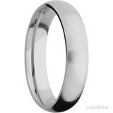 5 mm wide Domed Titanium band. - Diamonds By Rothschild