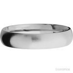 5 mm wide Domed Titanium band. - Diamonds By Rothschild