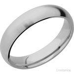5 mm wide Domed Titanium band. - Diamonds By Rothschild