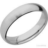 5 mm wide Domed Titanium band. - Diamonds By Rothschild