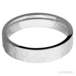 5 mm wide Flat Cobalt Chrome band. - Diamonds By Rothschild