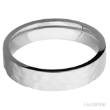5 mm wide Flat Cobalt Chrome band. - Diamonds By Rothschild