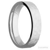 5 mm wide Flat Cobalt Chrome band. - Diamonds By Rothschild