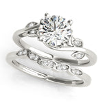 Bridal set in white gold