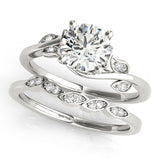 Bridal set in white gold