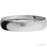 5 mm wide Domed Titanium band.