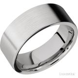 8 mm wide Flat Cobalt Chrome band.