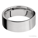 8 mm wide Flat Cobalt Chrome band.