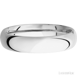 5 mm wide Domed Cobalt Chrome band.