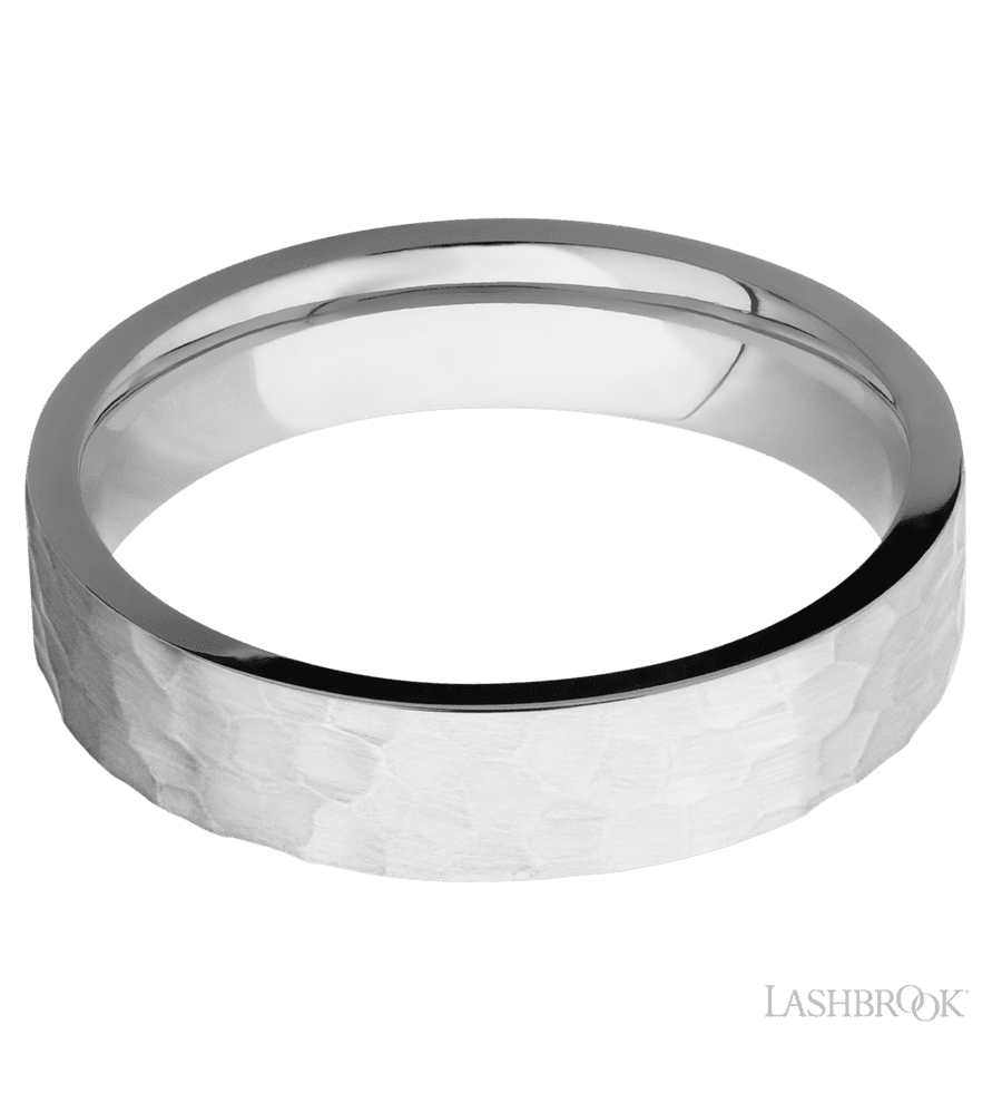 5 mm wide Flat Cobalt Chrome band.