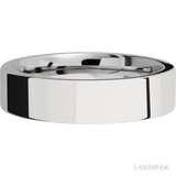 6 mm wide Flat Cobalt Chrome band.