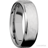 7 mm wide Beveled Cobalt Chrome band.