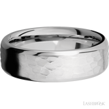 7 mm wide Beveled Cobalt Chrome band.