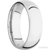 7 mm wide Domed Cobalt Chrome band.