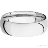 7 mm wide Domed Cobalt Chrome band.