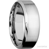 8 mm wide High Bevel Cobalt Chrome band.