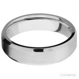 6 mm wide Beveled Platinum band.