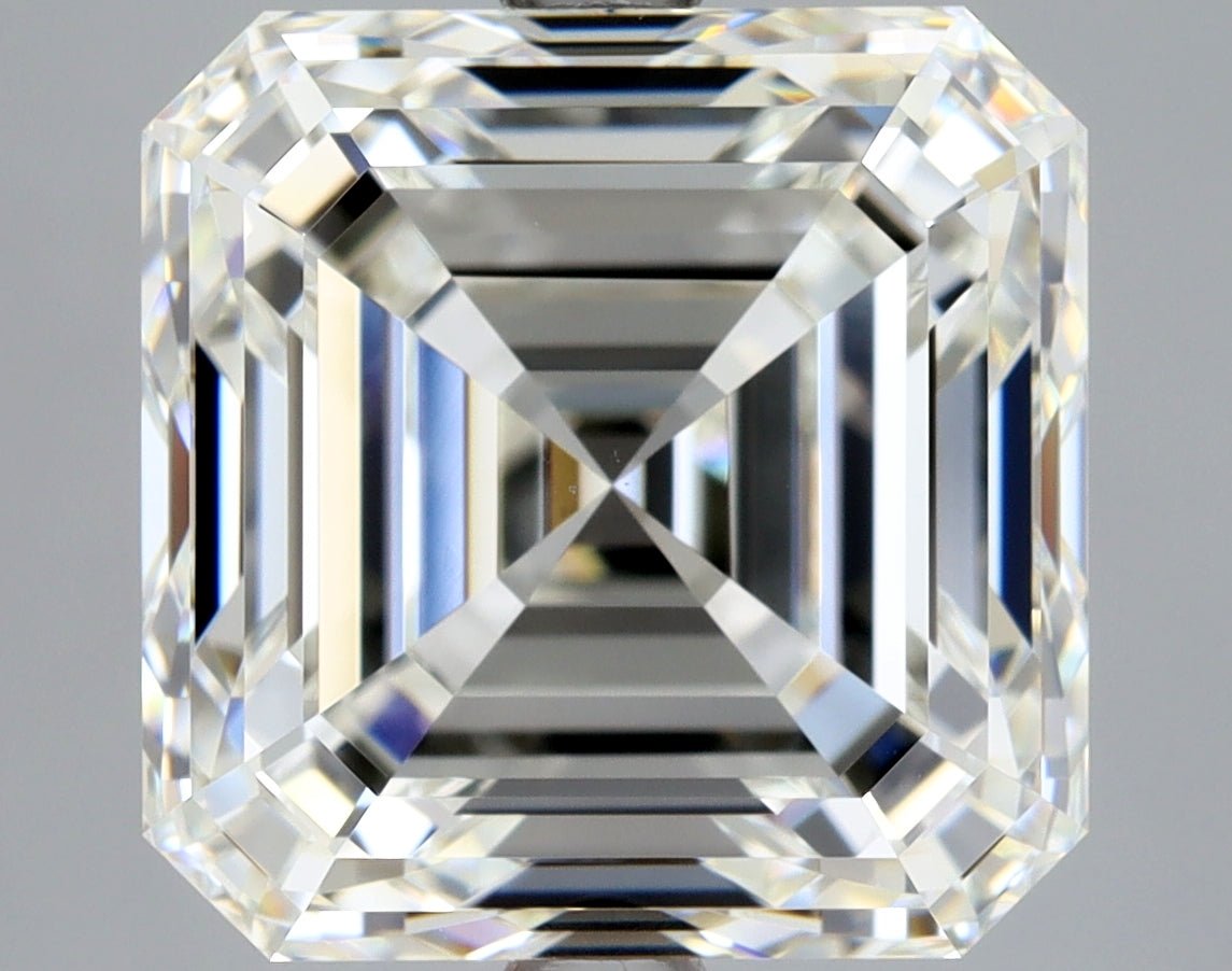 5.5 Carat Asscher - Natural Diamond - 5.5 - I - VS1 - VG - EX - EX - Diamonds By Rothschild