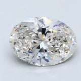 5.5 Carat Oval - Natural Diamond - 5.42 - I - SI2 - VG - EX - VG - Diamonds By Rothschild