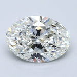 5.5 Carat Oval - Natural Diamond - 5.57 - I - SI2 - VG - EX - EX - Diamonds By Rothschild