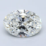 5.5 Carat Oval - Natural Diamond - 5.57 - I - SI2 - VG - EX - EX - Diamonds By Rothschild