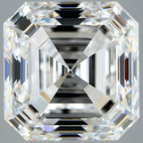 6 Carat Asscher - Natural Diamond - 6.01 - D - VS1 - VG - EX - VG - Diamonds By Rothschild