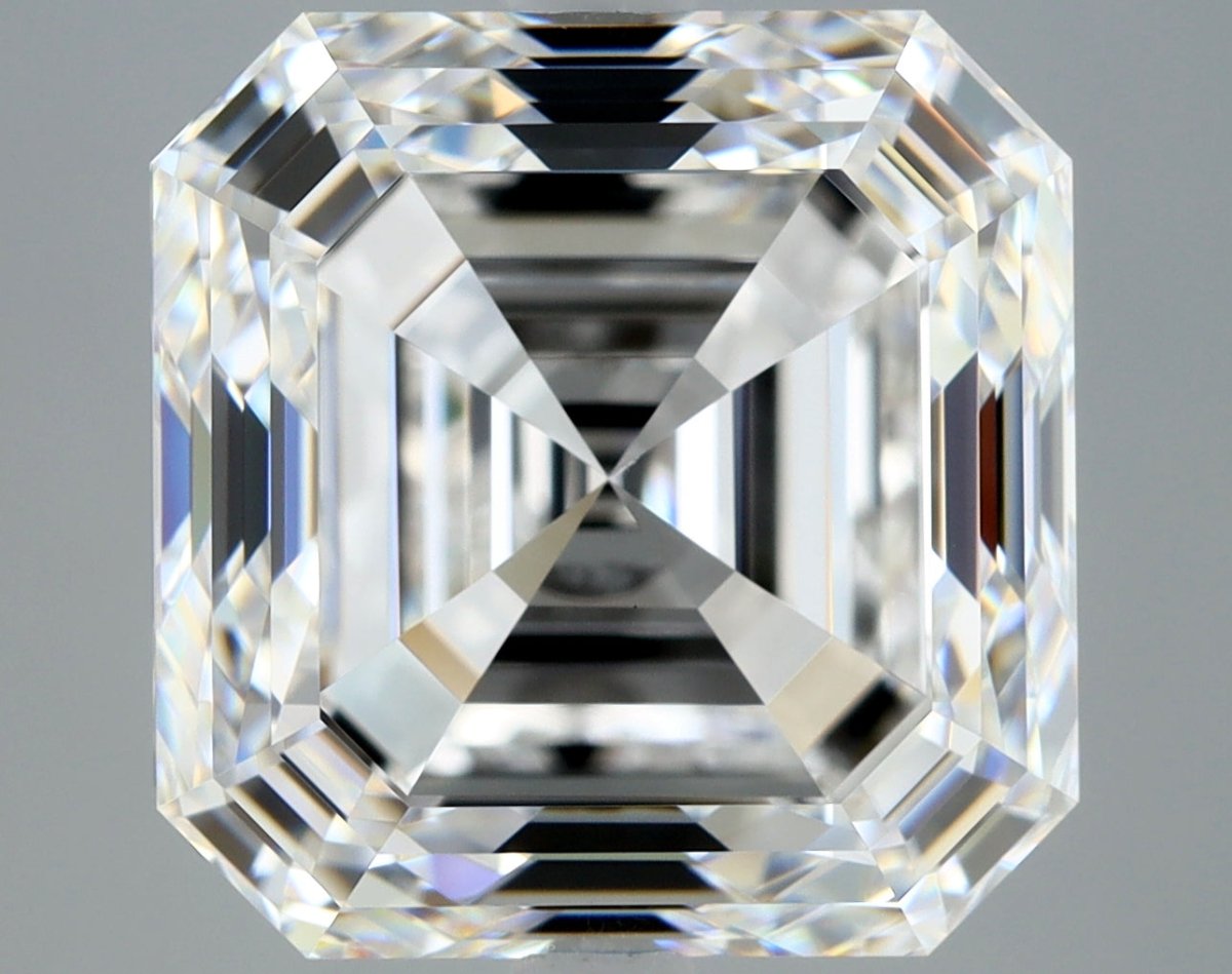 6 Carat Asscher - Natural Diamond - 6.01 - D - VS1 - VG - EX - VG - Diamonds By Rothschild