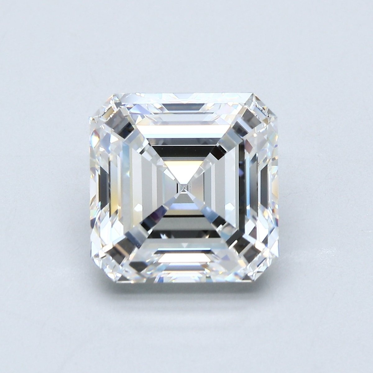 6 Carat Asscher - Natural Diamond - 6.01 - F - VVS1 - EX - EX - EX - Diamonds By Rothschild