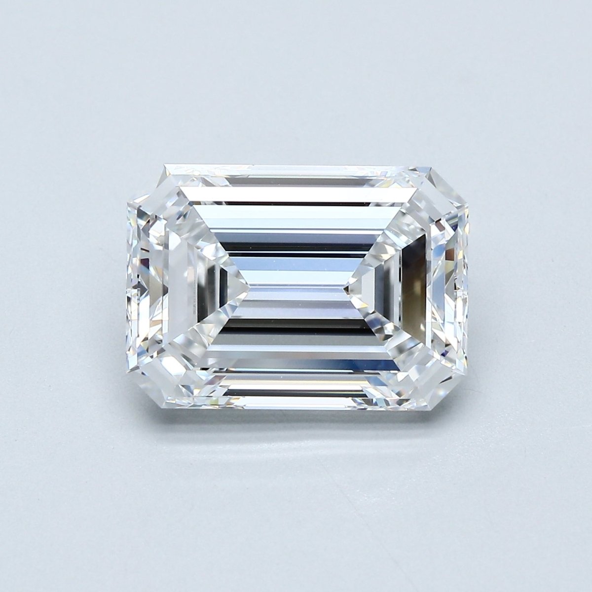 6 Carat Emerald - Natural Diamond - 5.8 - E - VVS2 - EX - EX - Diamonds By Rothschild