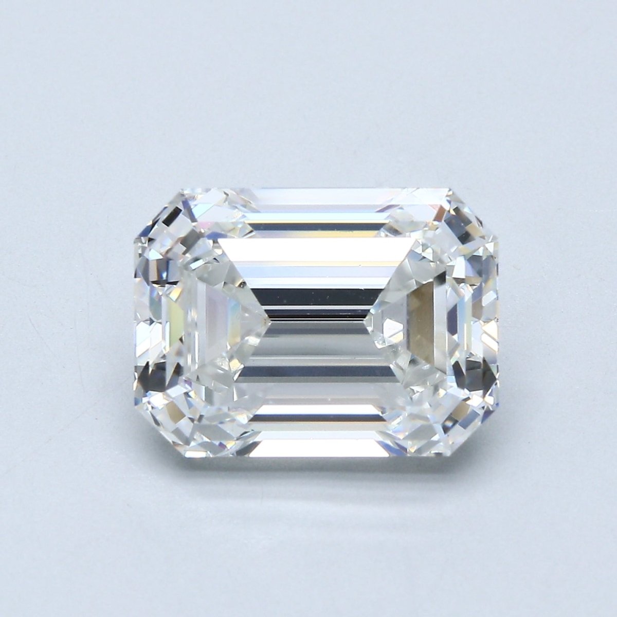 6 Carat Emerald - Natural Diamond - 5.92 - F - VS1 - VG - EX - EX - Diamonds By Rothschild