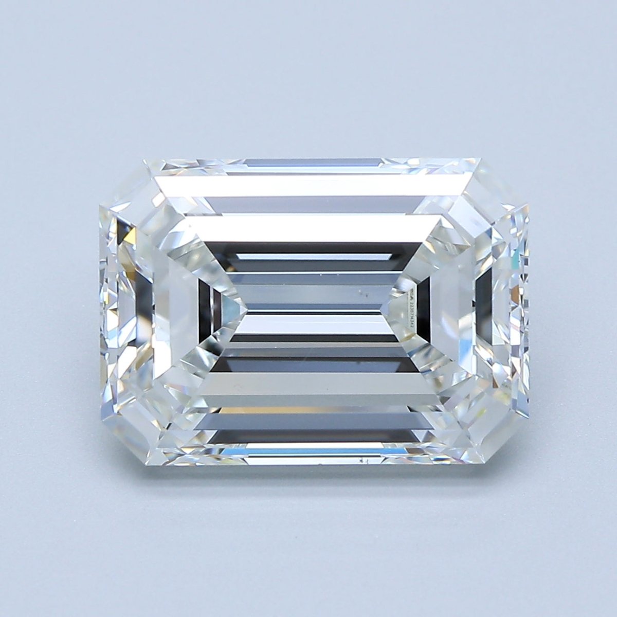 6 Carat Emerald - Natural Diamond - 6.02 - F - VS2 - EX - EX - EX - Diamonds By Rothschild