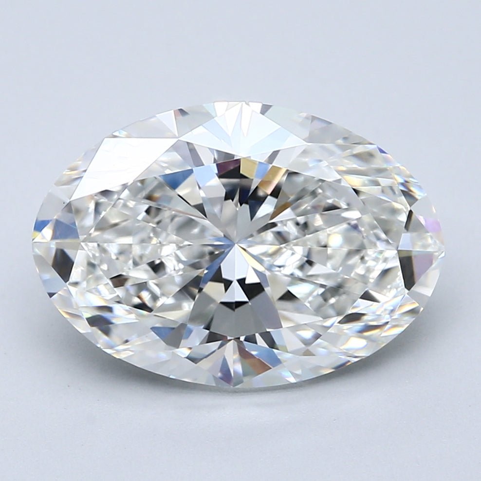 6 Carat Oval - Natural Diamond - 6 - F - VS1 - VG - EX - EX - Diamonds By Rothschild