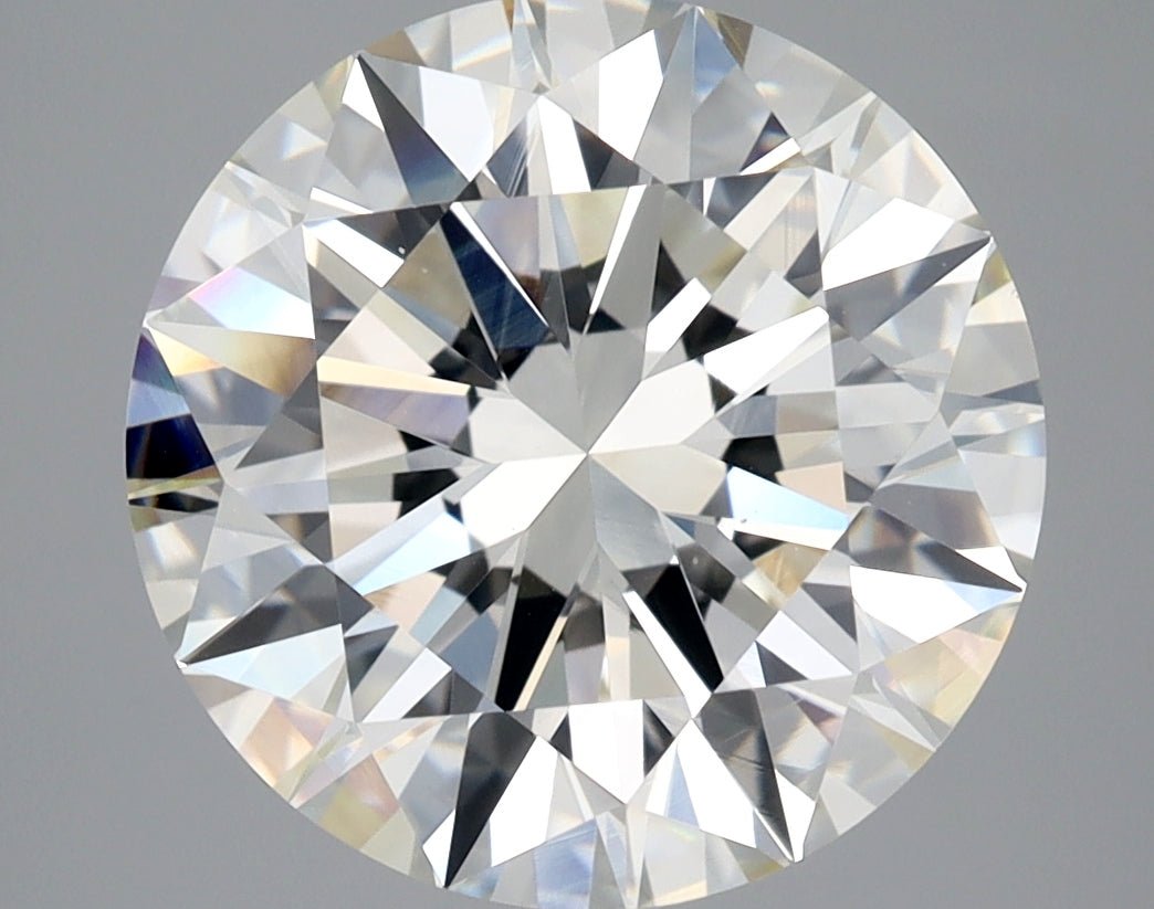 6 Carat Round - Natural Diamond - 6 - F - VS1 - EX - EX - EX - Diamonds By Rothschild