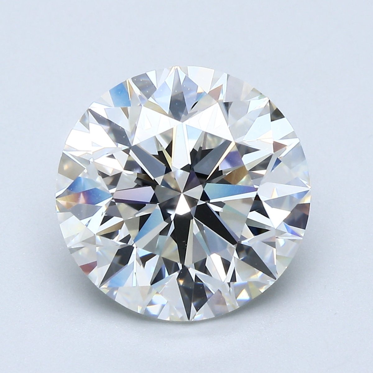 6 Carat Round - Natural Diamond - 6.01 - H - VS1 - EX - VG - EX - Diamonds By Rothschild