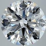 6 Carat Round - Natural Diamond - 6.05 - F - SI1 - EX - EX - EX - Diamonds By Rothschild