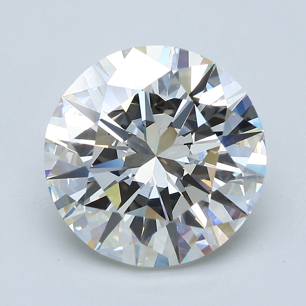 6 Carat Round - Natural Diamond - 6.08 - J - VS2 - EX - EX - EX - Diamonds By Rothschild