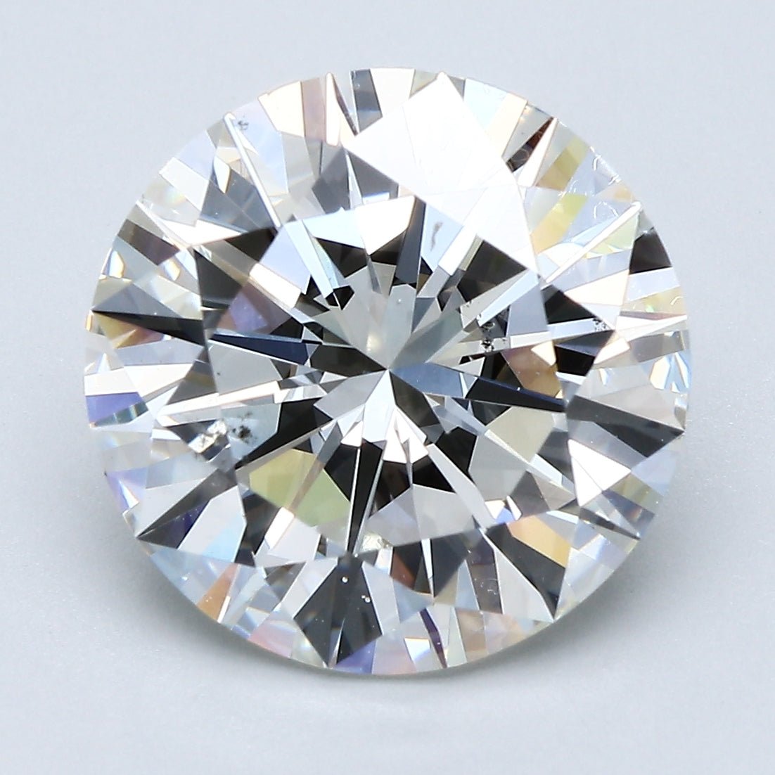 6 Carat Round - Natural Diamond - 6.18 - I - SI1 - EX - EX - EX - Diamonds By Rothschild