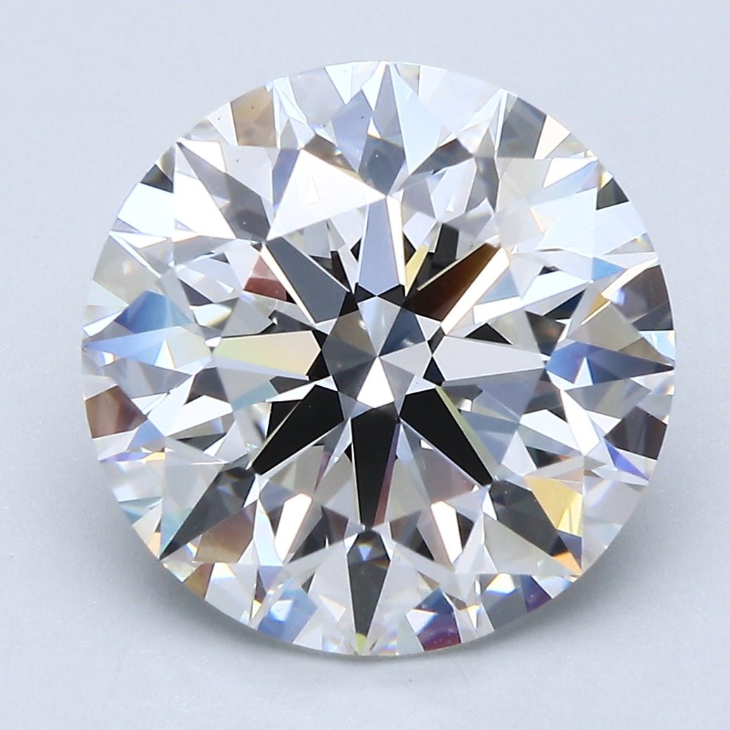 6 Carat Round - Natural Diamond - 6.3 - F - VS1 - EX - EX - EX - Diamonds By Rothschild