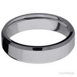 6 mm wide Beveled Tantalum band. - Diamonds By Rothschild