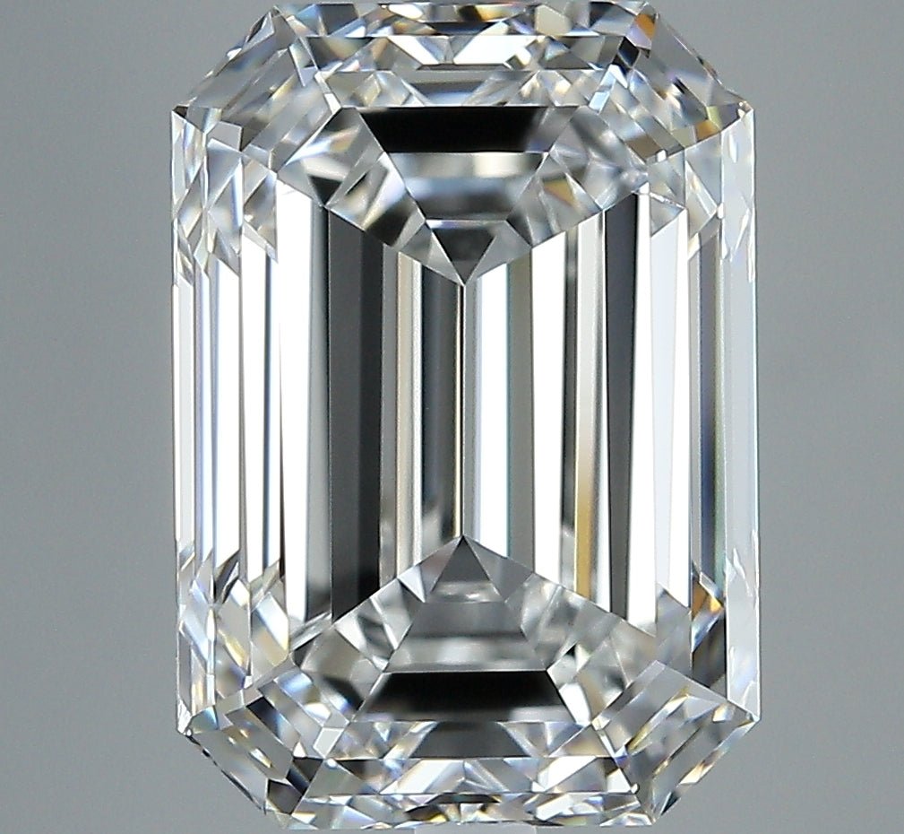 7 Carat Emerald - Natural Diamond - 7 - F - VS2 - VG - EX - VG - Diamonds By Rothschild