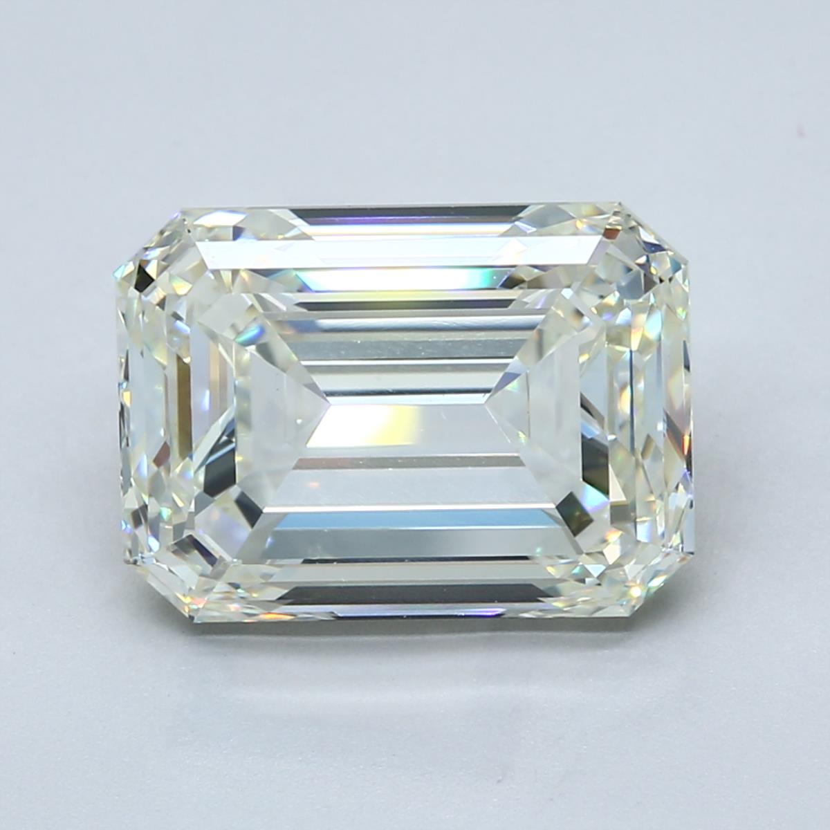 7 Carat Emerald - Natural Diamond - 7.01 - K - VS1 - EX - EX - Diamonds By Rothschild