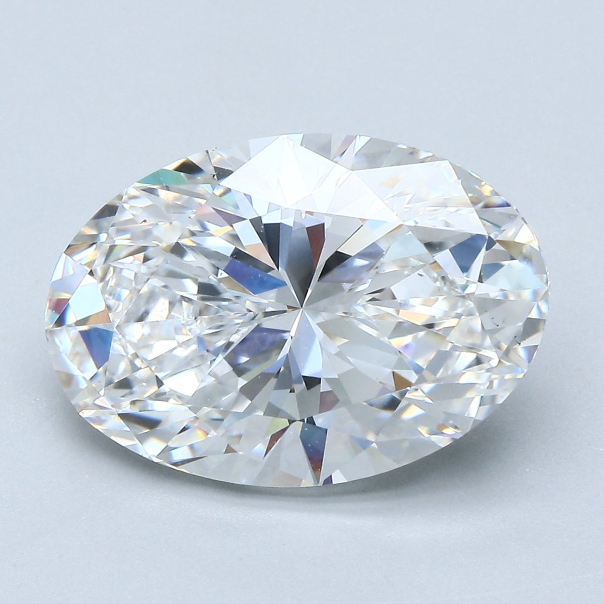 7 Carat Oval - Natural Diamond - 7.01 - F - SI1 - EX - VG - VG - Diamonds By Rothschild