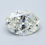 7 Carat Oval - Natural Diamond - 7.04 - J - SI2 - VG - EX - VG - Diamonds By Rothschild