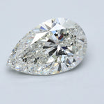 7 Carat PEAR - Natural Diamond - 7.08 - H - SI2 - VG - EX - EX - Diamonds By Rothschild
