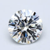 7 Carat Round - Natural Diamond - 7.01 - F - VS2 - EX - EX - EX - Diamonds By Rothschild
