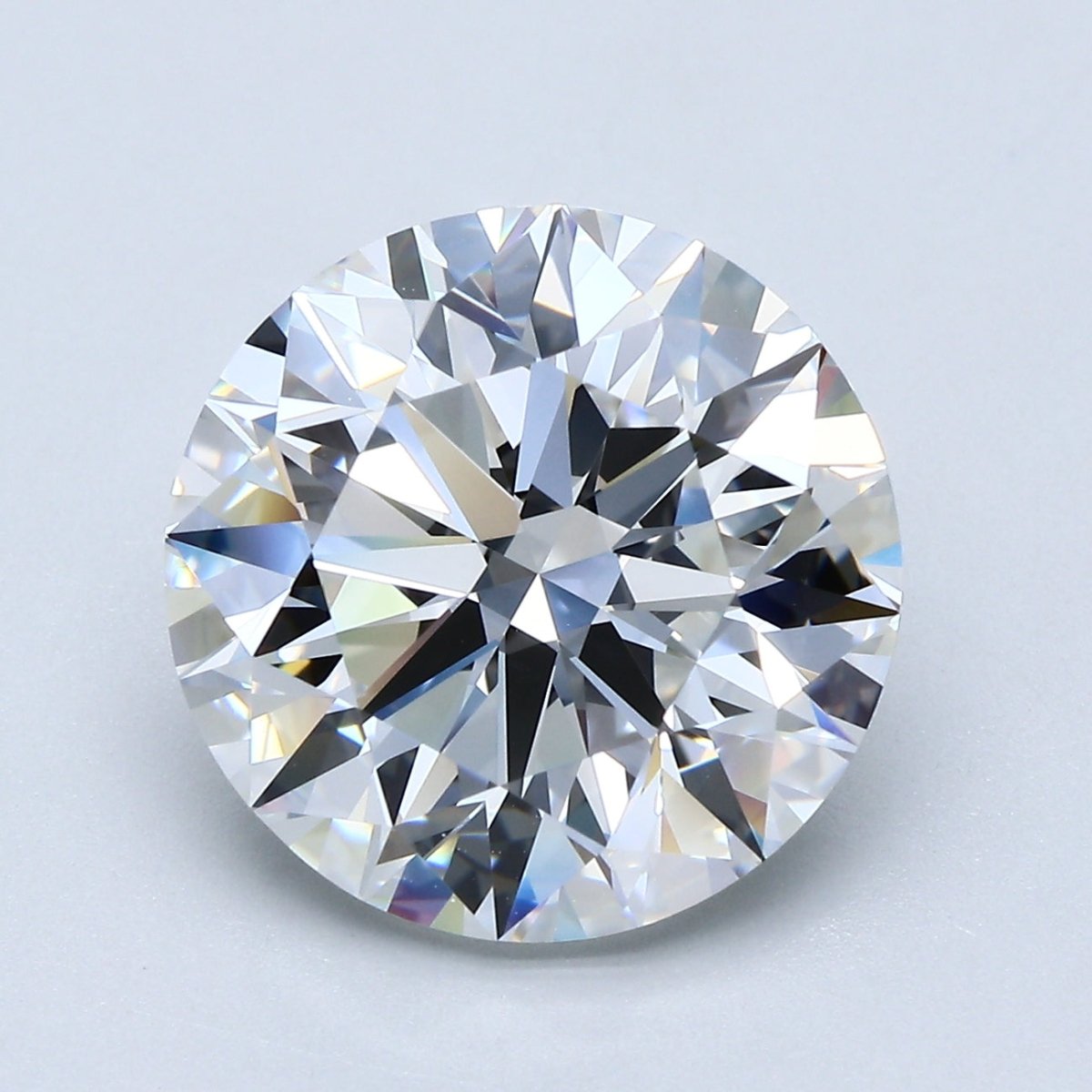 7 Carat Round - Natural Diamond - 7.01 - F - VVS2 - EX - EX - EX - Diamonds By Rothschild