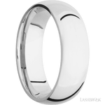 7 mm wide Domed Cobalt Chrome band. - Diamonds By Rothschild