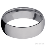 7 mm wide Domed Tantalum band. - Diamonds By Rothschild