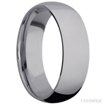 7 mm wide Domed Tantalum band. - Diamonds By Rothschild